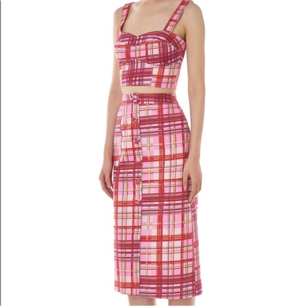 Amur | Women’s Plaid Shawn Skirt | Size 6 pencil